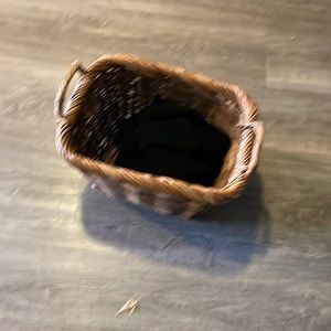 Basket nothing in it strong small enough for a closet (cat not included )